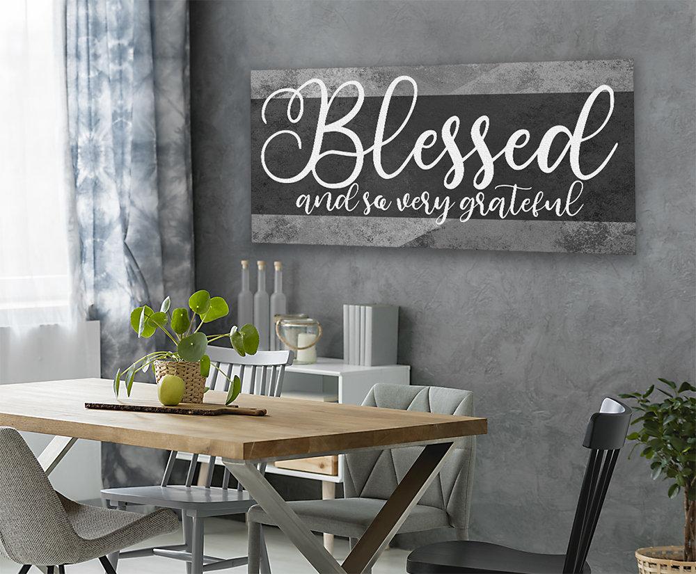 Blessed and Grateful - Canvas | Lone Star Art.