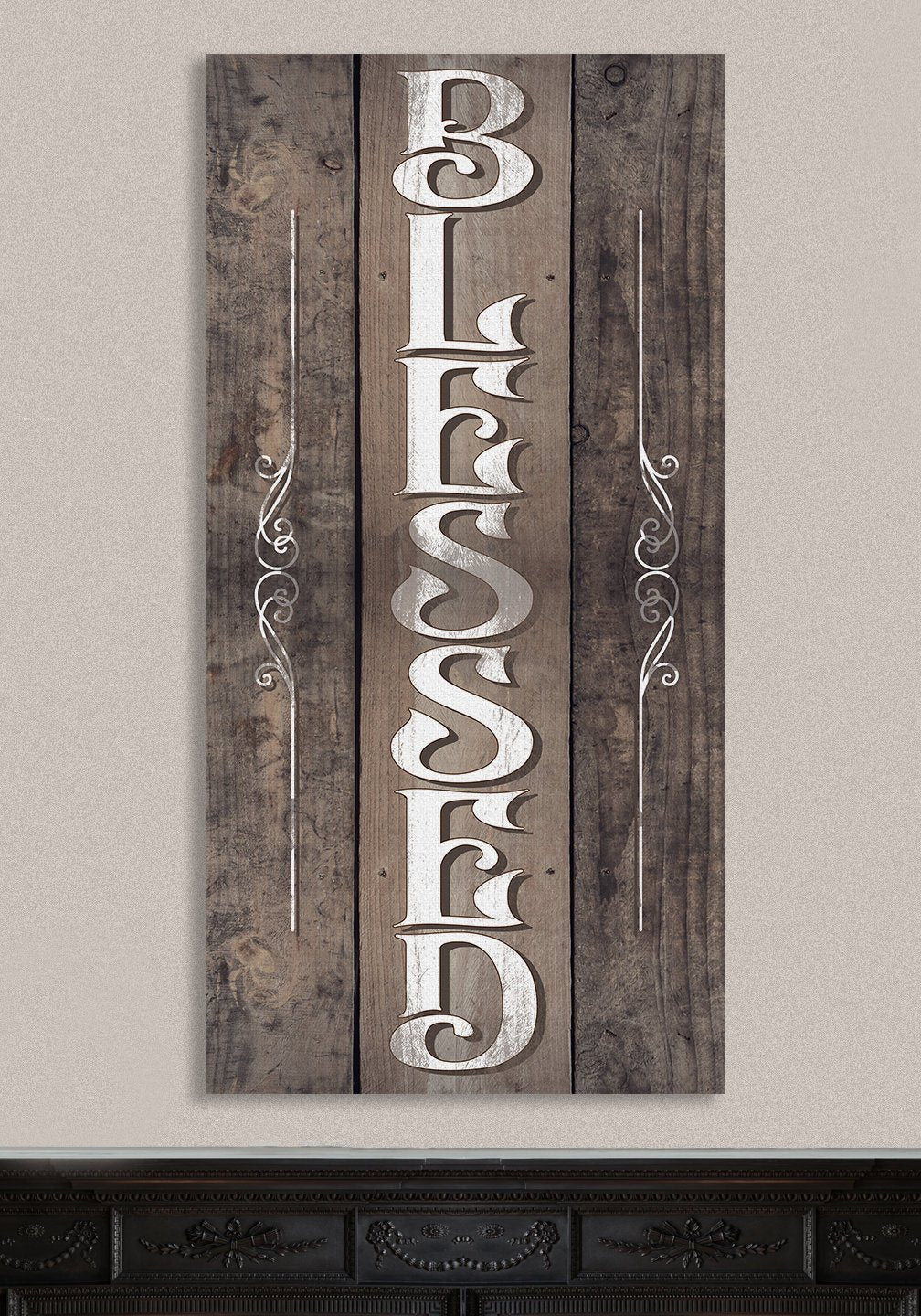 Blessed - Vertical - Canvas | Lone Star Art.