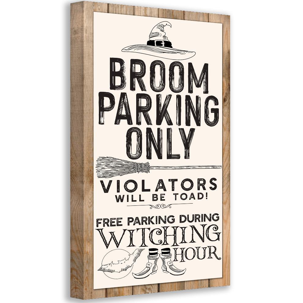Broom Parking - Canvas | Lone Star Art.