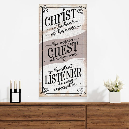 Christ Is The Head - Canvas | Lone Star Art.