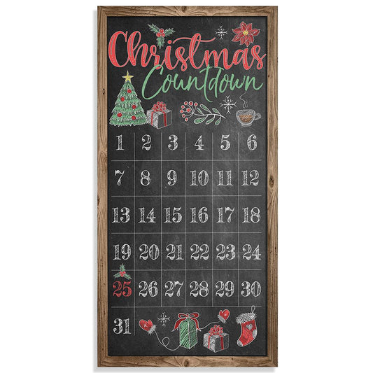 Christmas Countdown - Canvas | Lone Star Art.