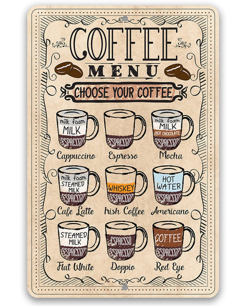 Family Coffee Bar, Therapy in a Cup - Metal Sign - Lone Star Art