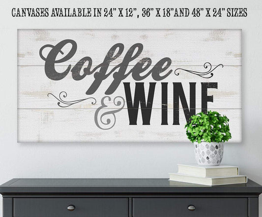 Coffee & Wine - Canvas | Lone Star Art.