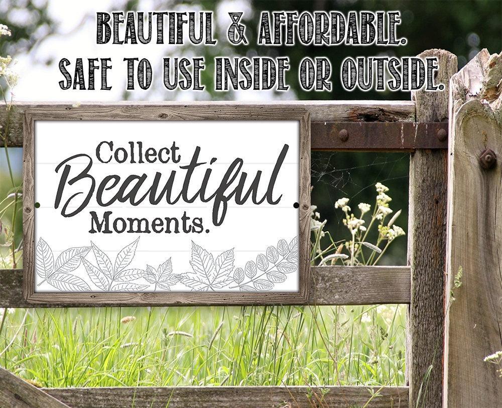 Collect Beautiful Moments - Metal Sign | Lone Star Art.