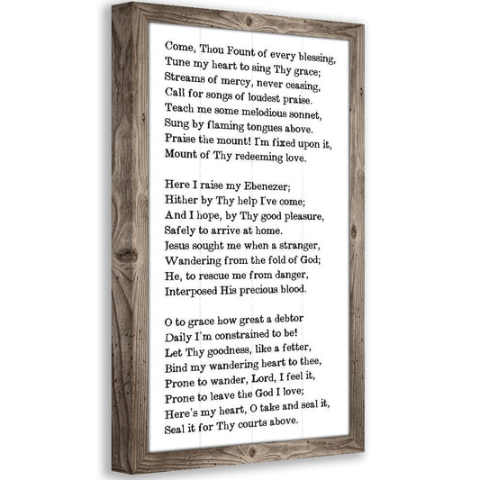 Come Thou Fount - Canvas | Lone Star Art.