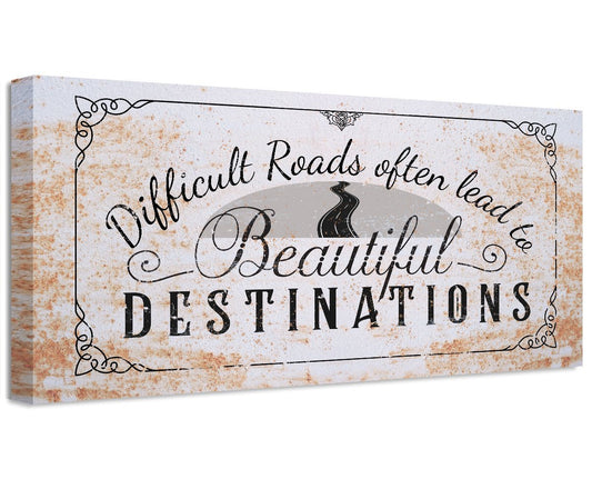 Difficult Roads - Canvas | Lone Star Art.