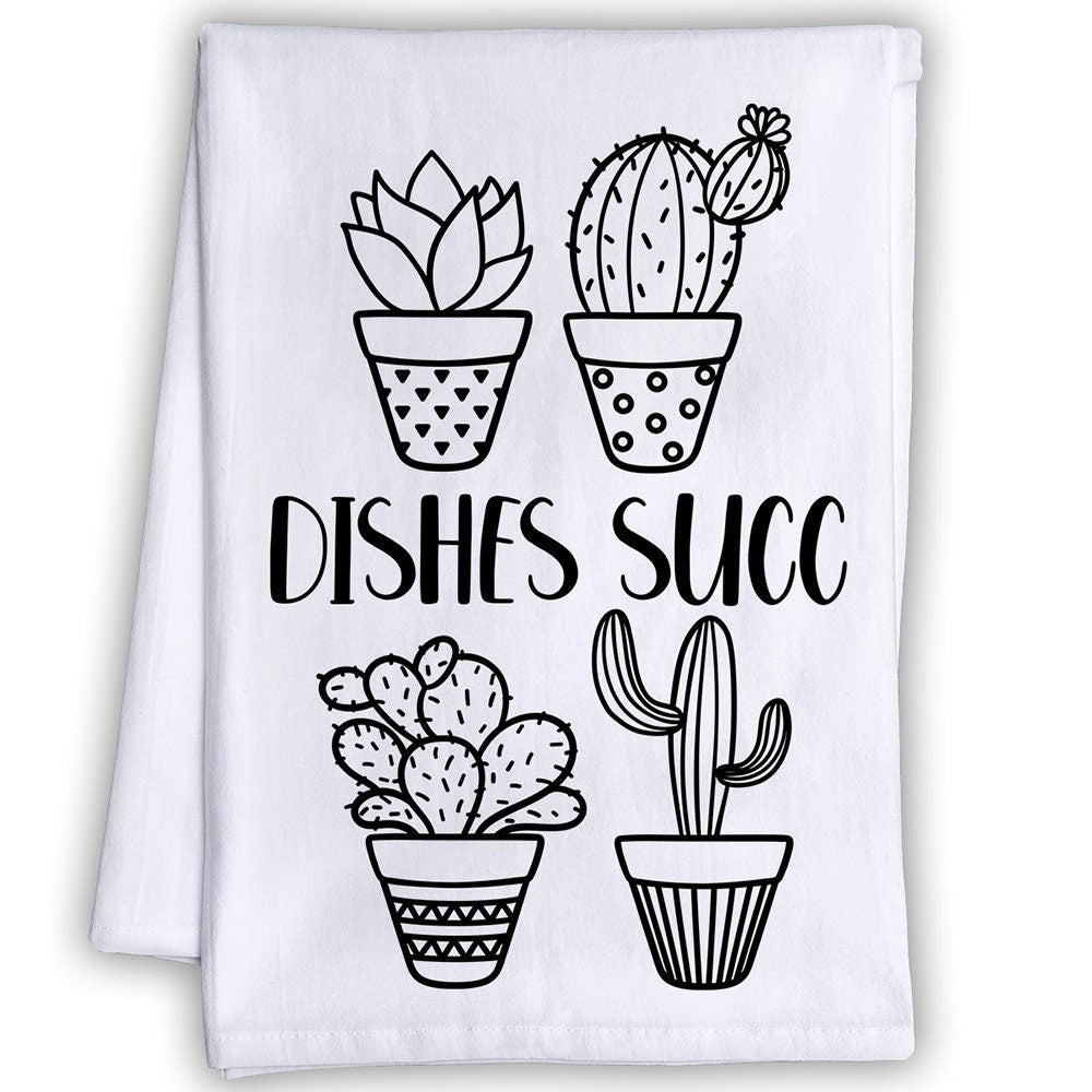Dishes Succ - Tea Towel Tea Towel Lone Star Art 