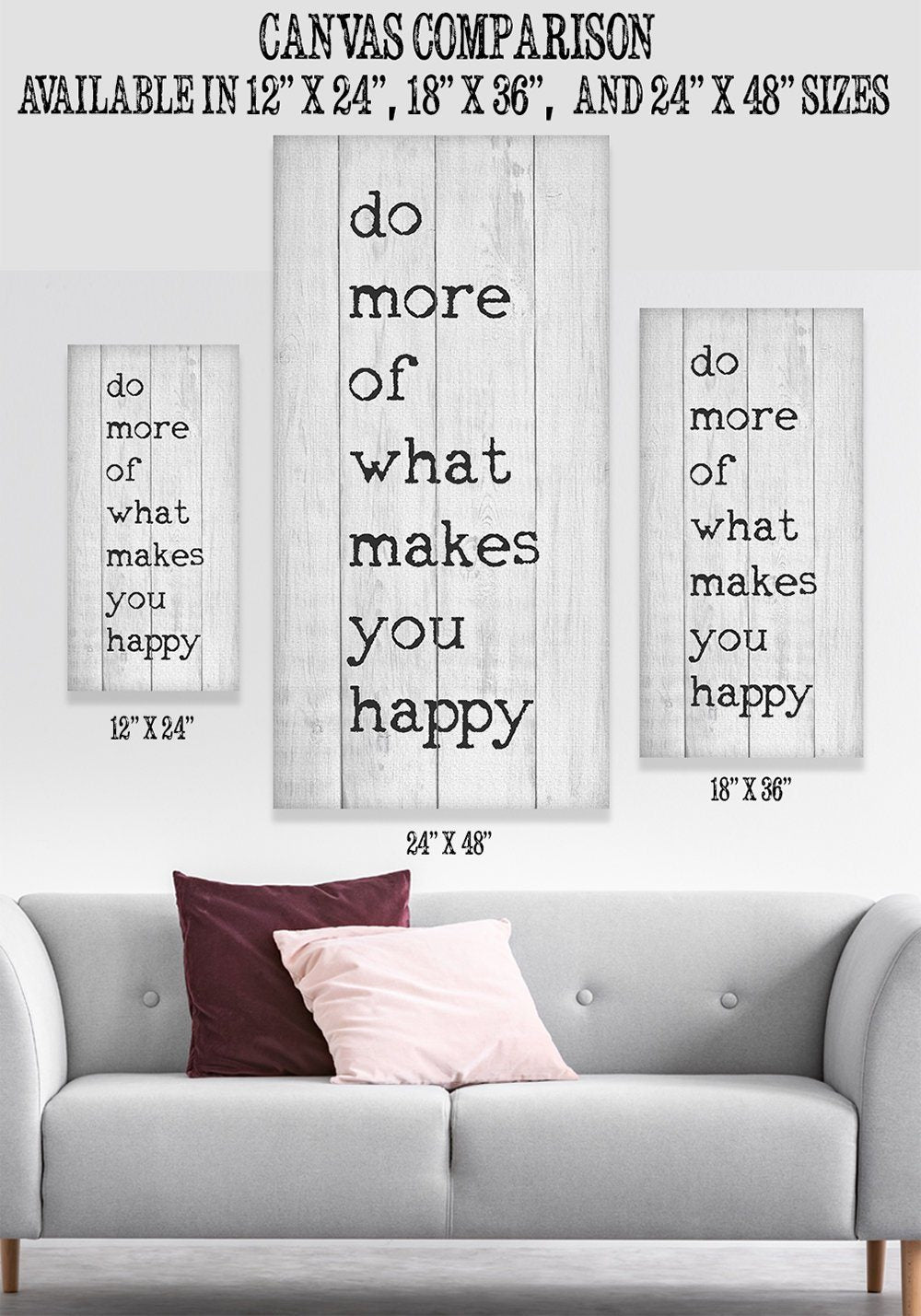 Do More Of What Makes You Happy - Canvas | Lone Star Art.