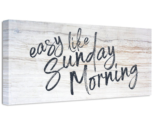 Easy Like Sunday Morning - Canvas | Lone Star Art.