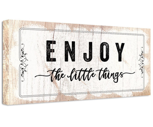 Enjoy The Little Things - Canvas | Lone Star Art.