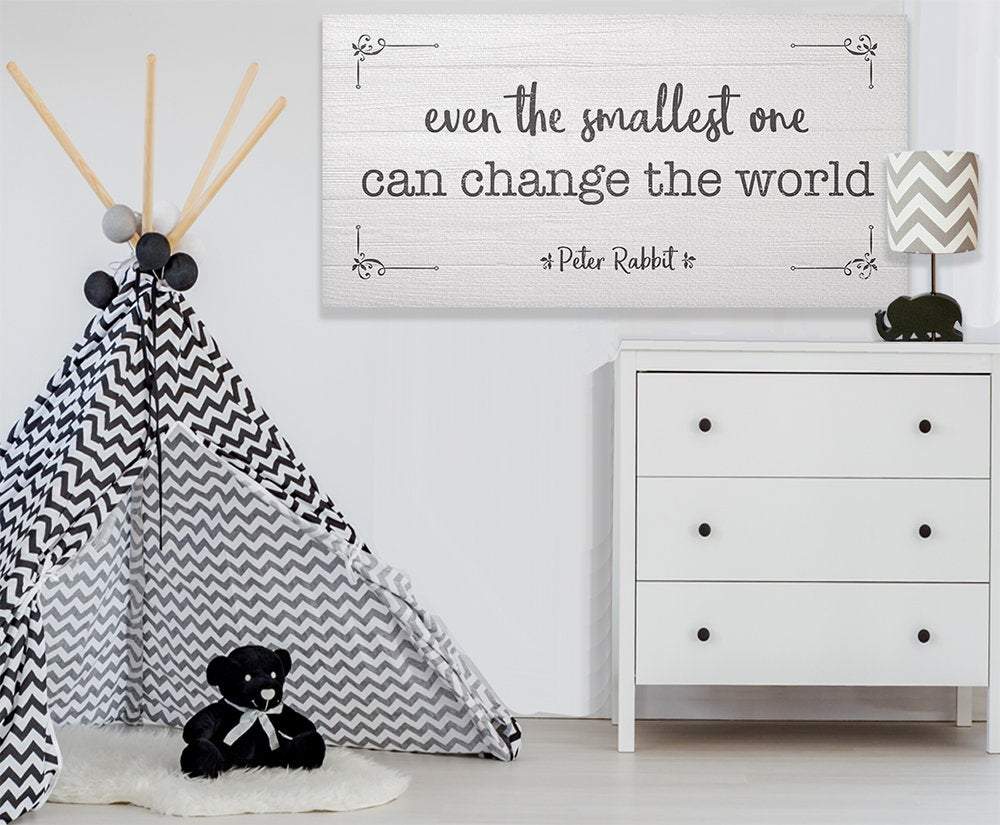 Even The Smallest One Can Change the World - Canvas | Lone Star Art.