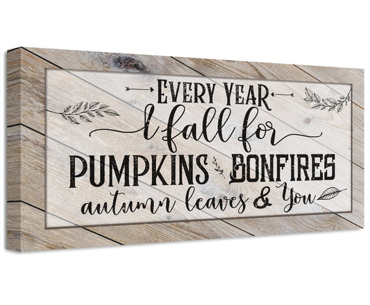 Every Year I Fall For - Canvas | Lone Star Art.