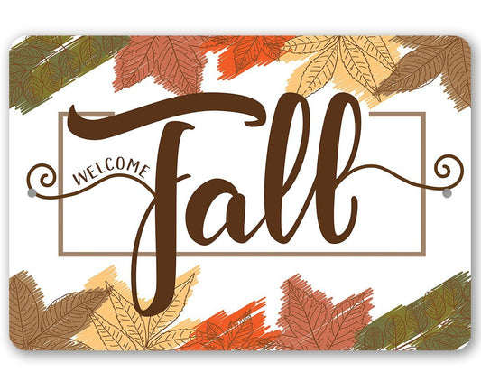 Fall - Metal Sign | Lone Star Art.