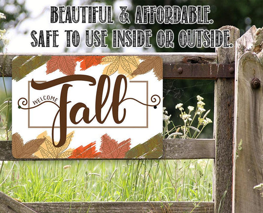 Fall - Metal Sign | Lone Star Art.