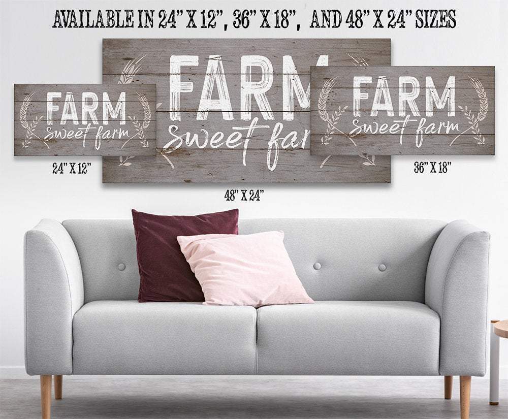 Farm Sweet Farm - Canvas | Lone Star Art.