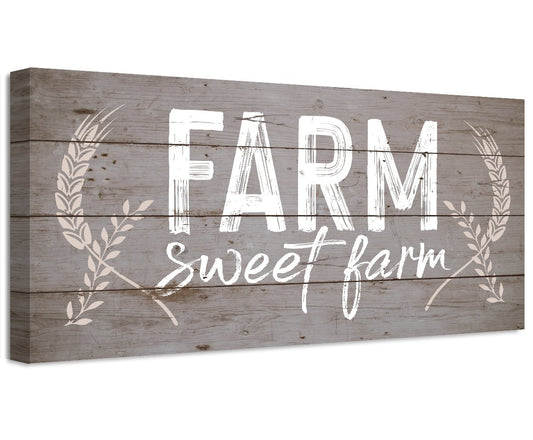Farm Sweet Farm - Canvas | Lone Star Art.