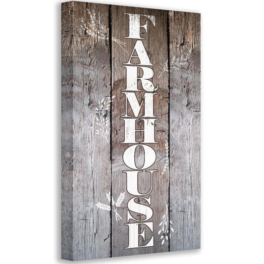 Farmhouse - Vertical - Canvas | Lone Star Art.