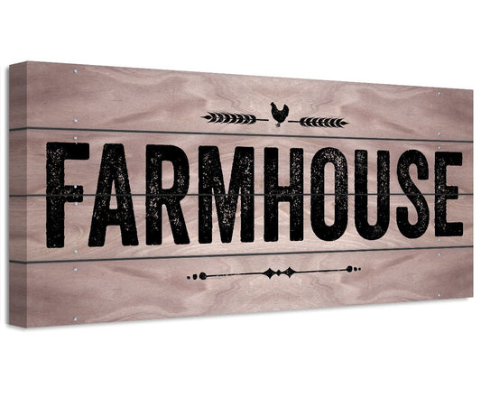 Farmhouse - Canvas | Lone Star Art.