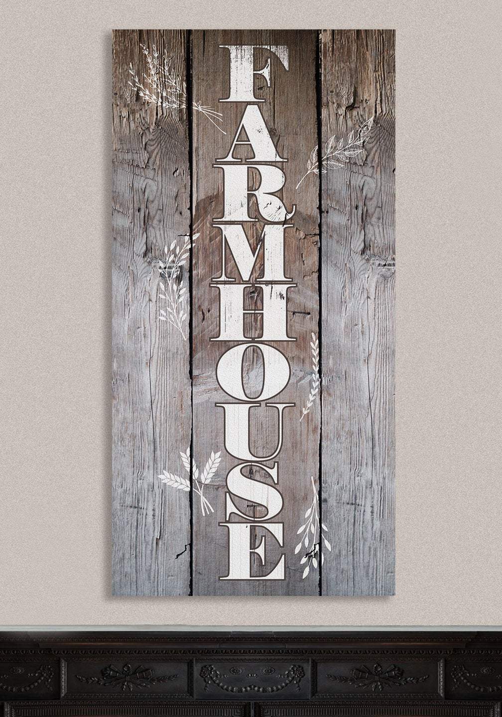 Farmhouse - Vertical - Canvas | Lone Star Art.