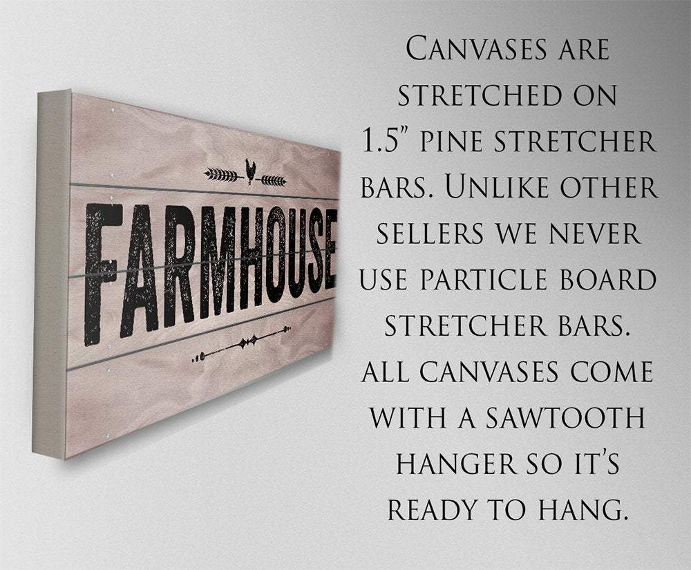 Farmhouse - Canvas | Lone Star Art.