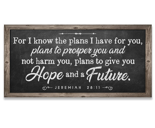 For I Know The Plans 2 - Canvas | Lone Star Art.