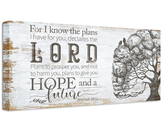 For I Know The Plans - Canvas | Lone Star Art.