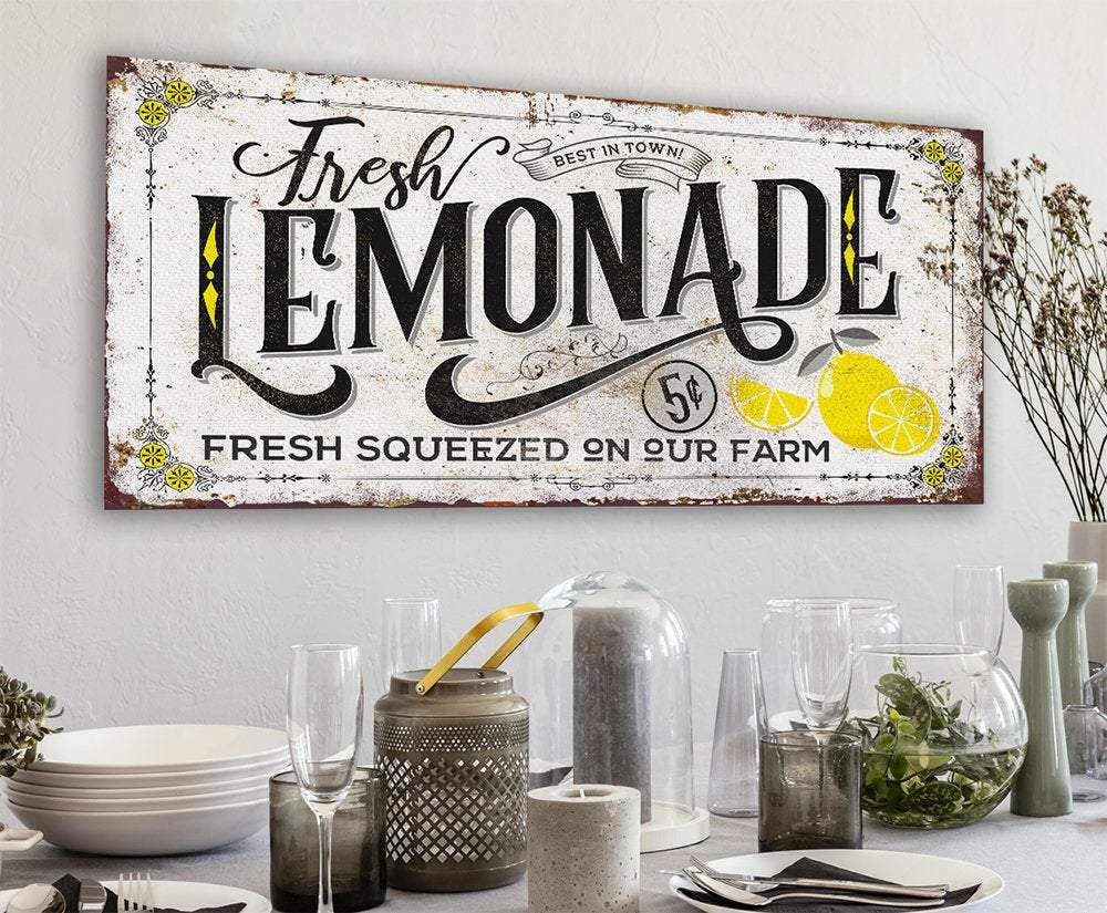 Fresh Lemonade - Canvas | Lone Star Art.