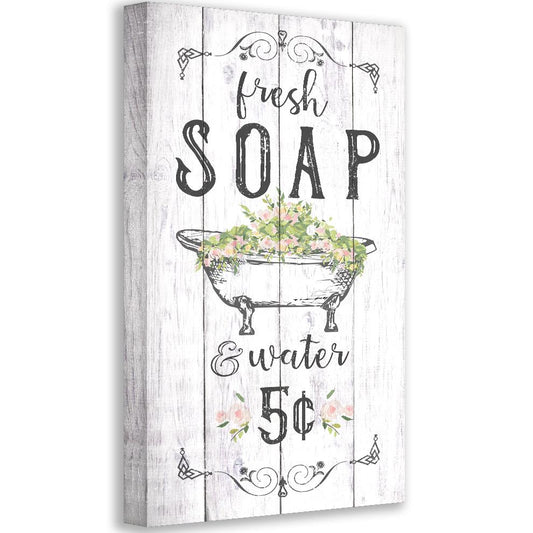 Fresh Soap & Water - Canvas | Lone Star Art.
