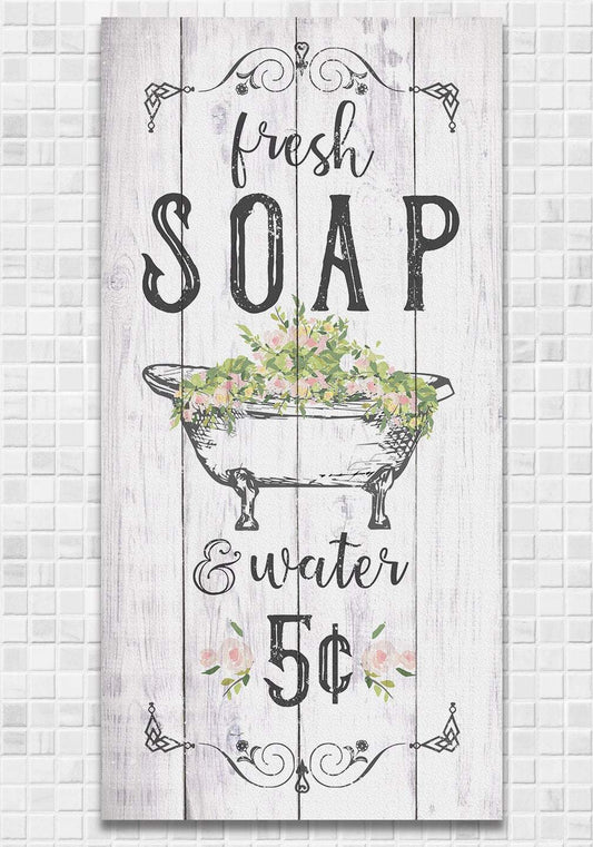 Fresh Soap & Water - Canvas | Lone Star Art.