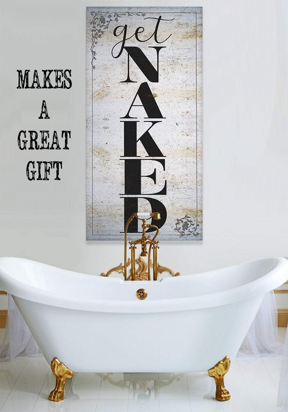 Get Naked - Canvas | Lone Star Art.