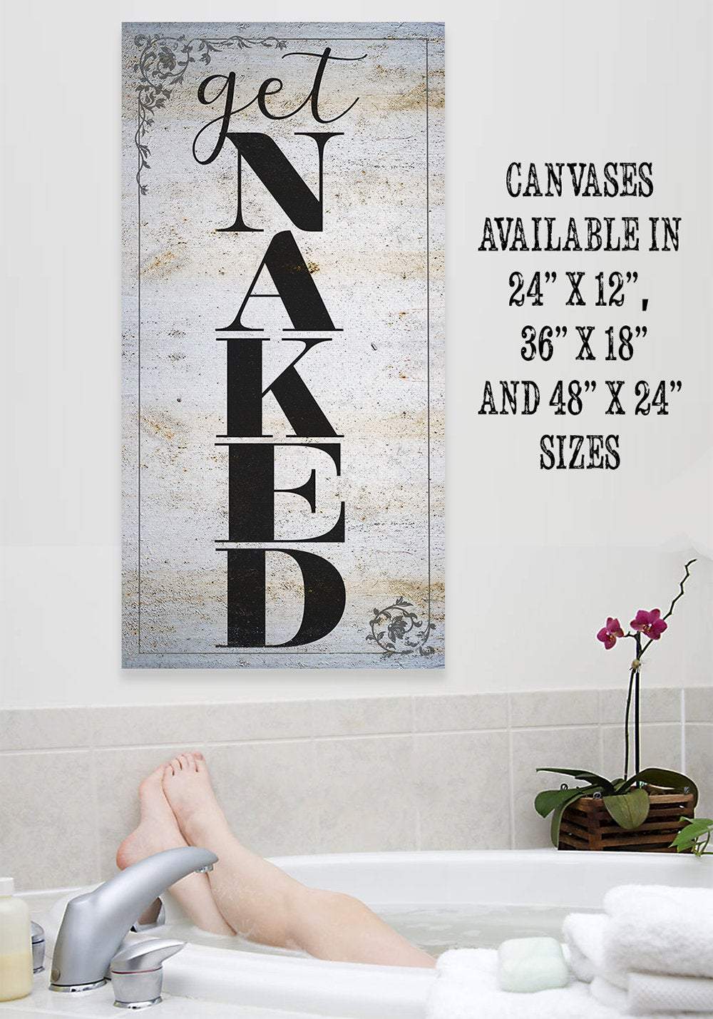 Get Naked - Canvas | Lone Star Art.