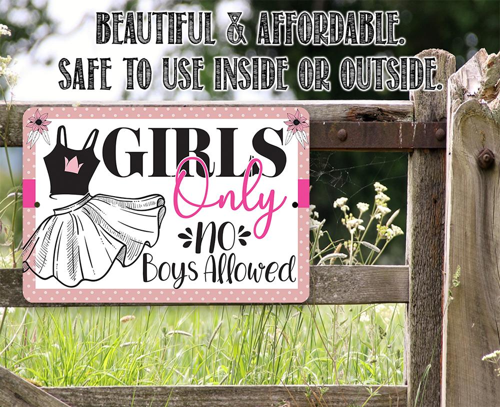 Girls Only - Metal Sign | Lone Star Art.