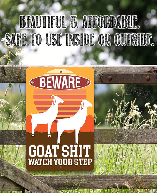 Goat Shit - Metal Sign | Lone Star Art.