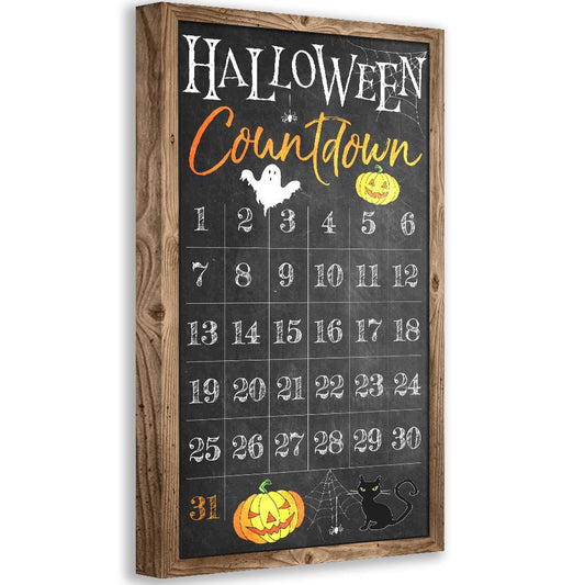 Halloween Countdown - Canvas | Lone Star Art.