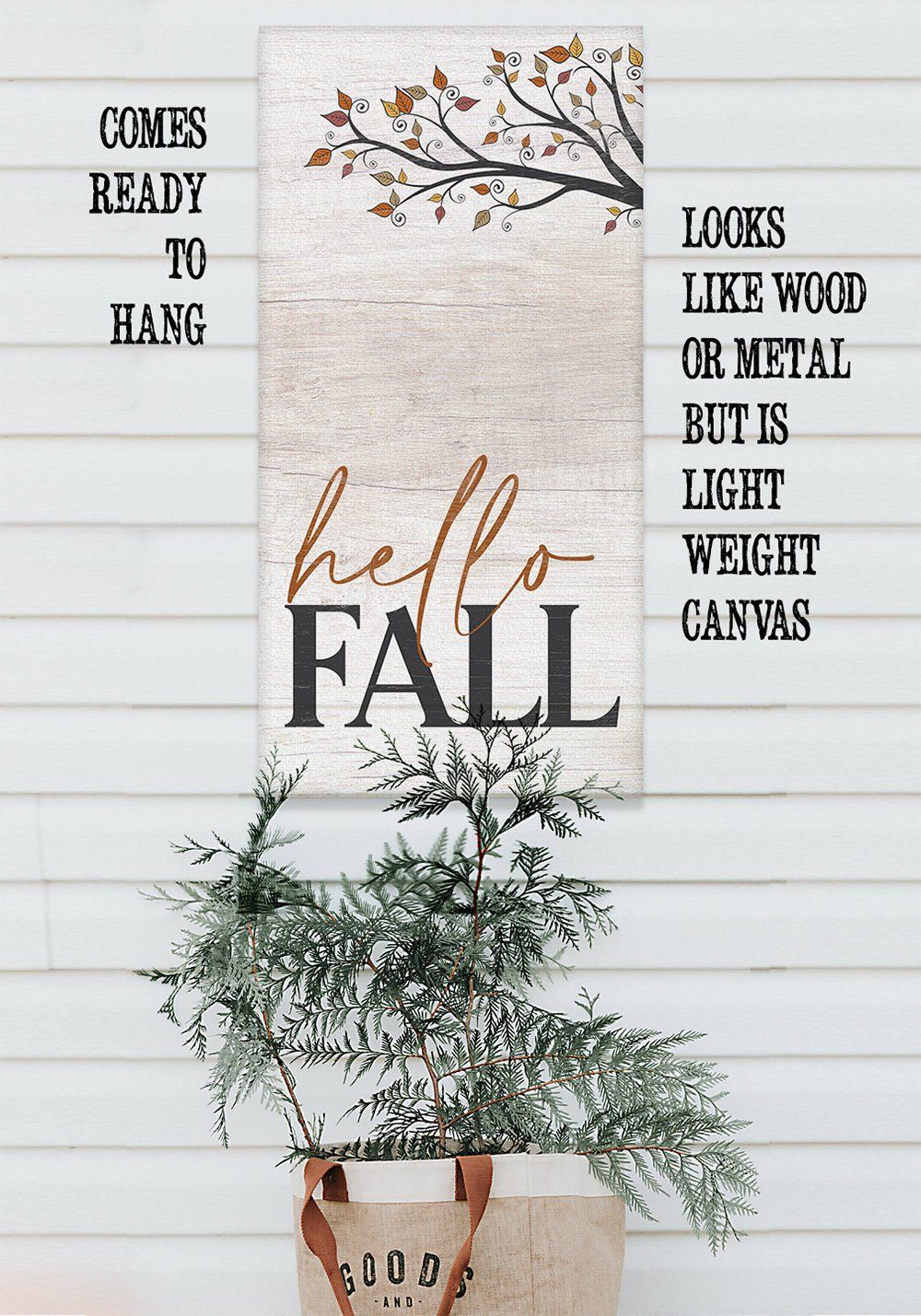 Hello Fall - Canvas | Lone Star Art.