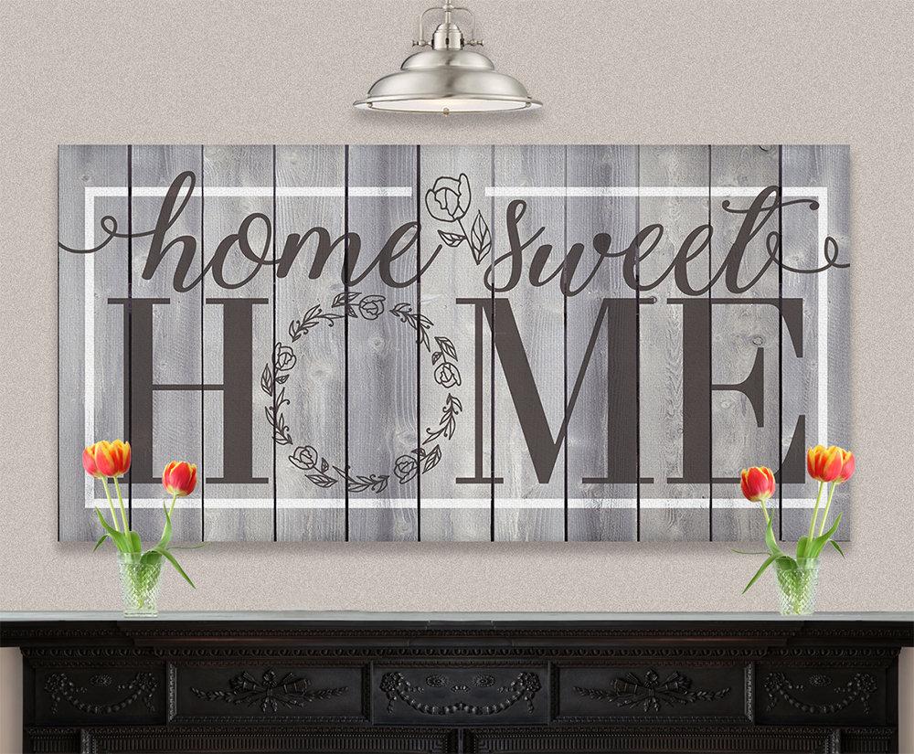 Home Sweet Home - Canvas | Lone Star Art.