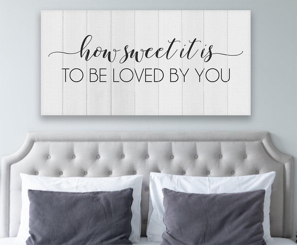How Sweet It Is To Be Loved By You - Canvas | Lone Star Art.
