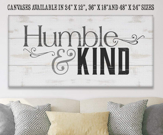 Humble & Kind - Canvas | Lone Star Art.