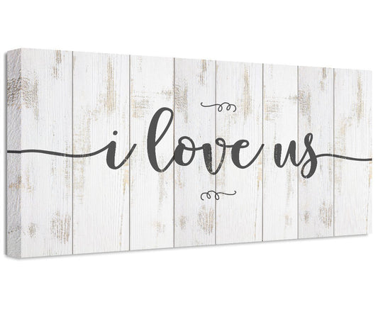 I Love Us - Canvas | Lone Star Art.
