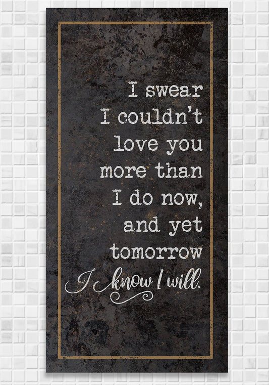 I Swear - Canvas | Lone Star Art.