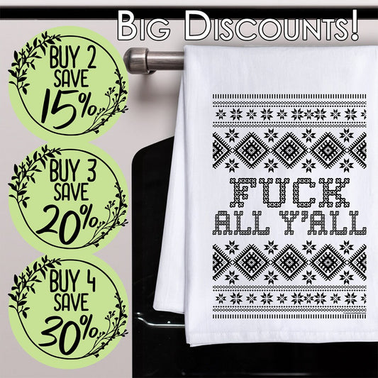 Funny Joked Themed Kitchen Tea Towels - Kitchen Towels Decorative Dish Towels with Sayings,Funny Housewarming Kitchen Gifts - Kitchen Towels