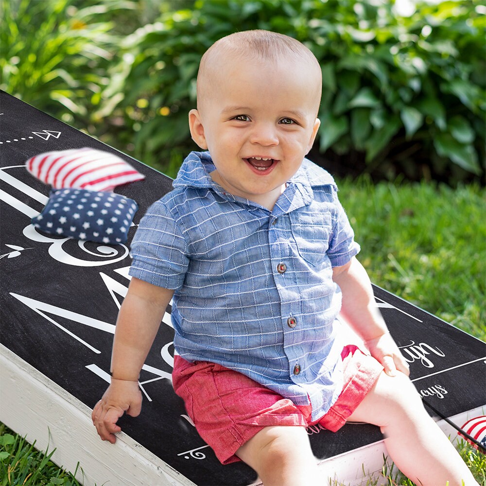 Personalized - Cornhole Wraps for Boards Vinyl Decals (Set of 2) Mr & Mrs - Wedding -Bean Bag Toss Wrap Stickers Skins (Boards Not Included)