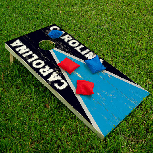 Cornhole Board Wraps and Decals for Boards Set of 2 Skins Professional Vinyl Covers Sticker - Carolina Football Tailgating Decal