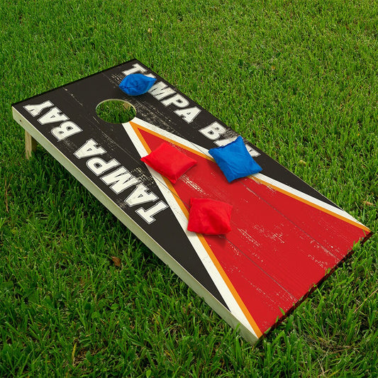 Cornhole Board Wraps and Decals for Boards Set of 2 Skins Professional Vinyl Covers Sticker - Tampa Bay Football Tailgating Decal