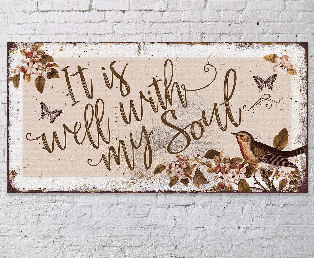 It Is Well With My Soul - Canvas | Lone Star Art.