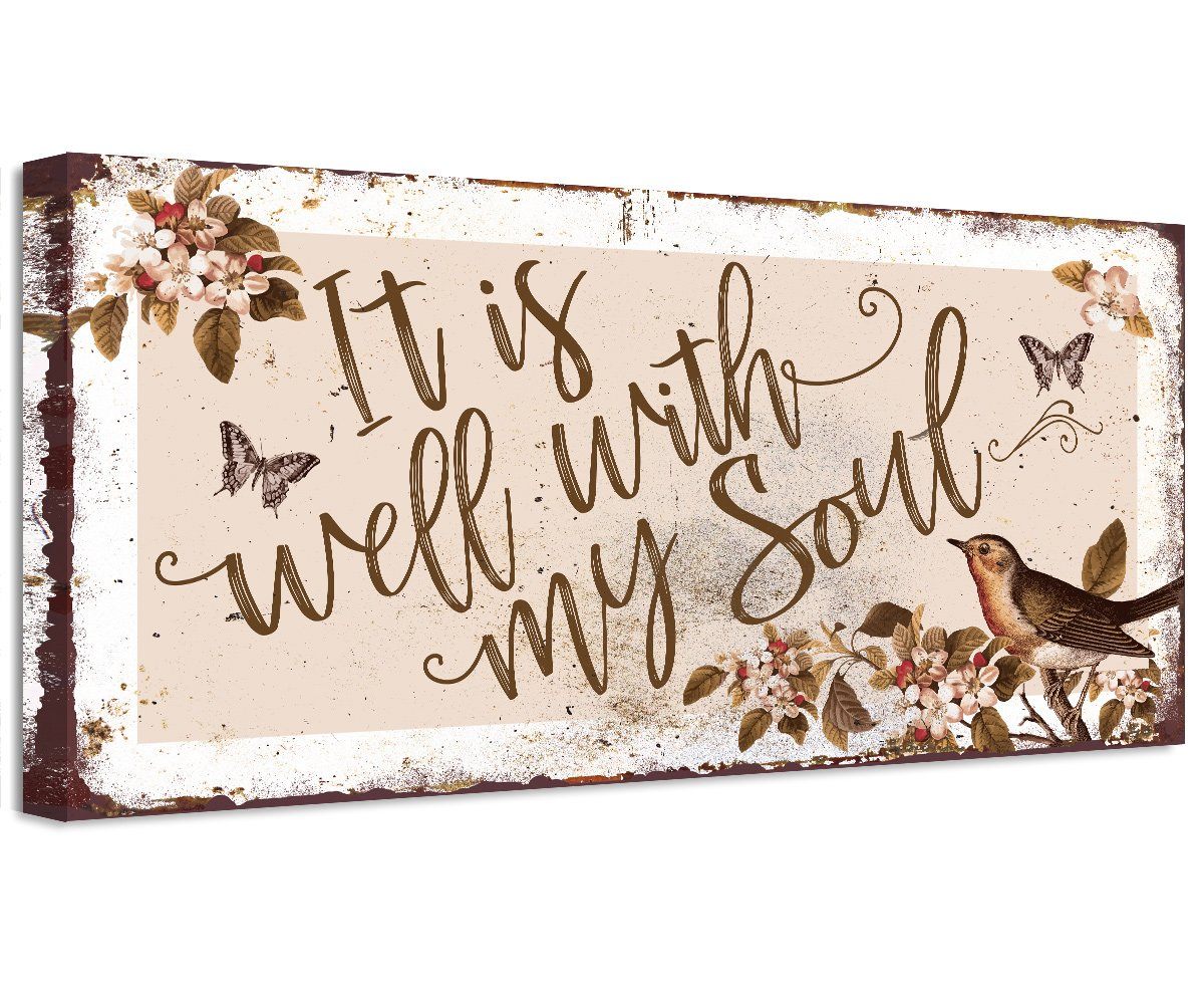 It Is Well With My Soul - Canvas | Lone Star Art.
