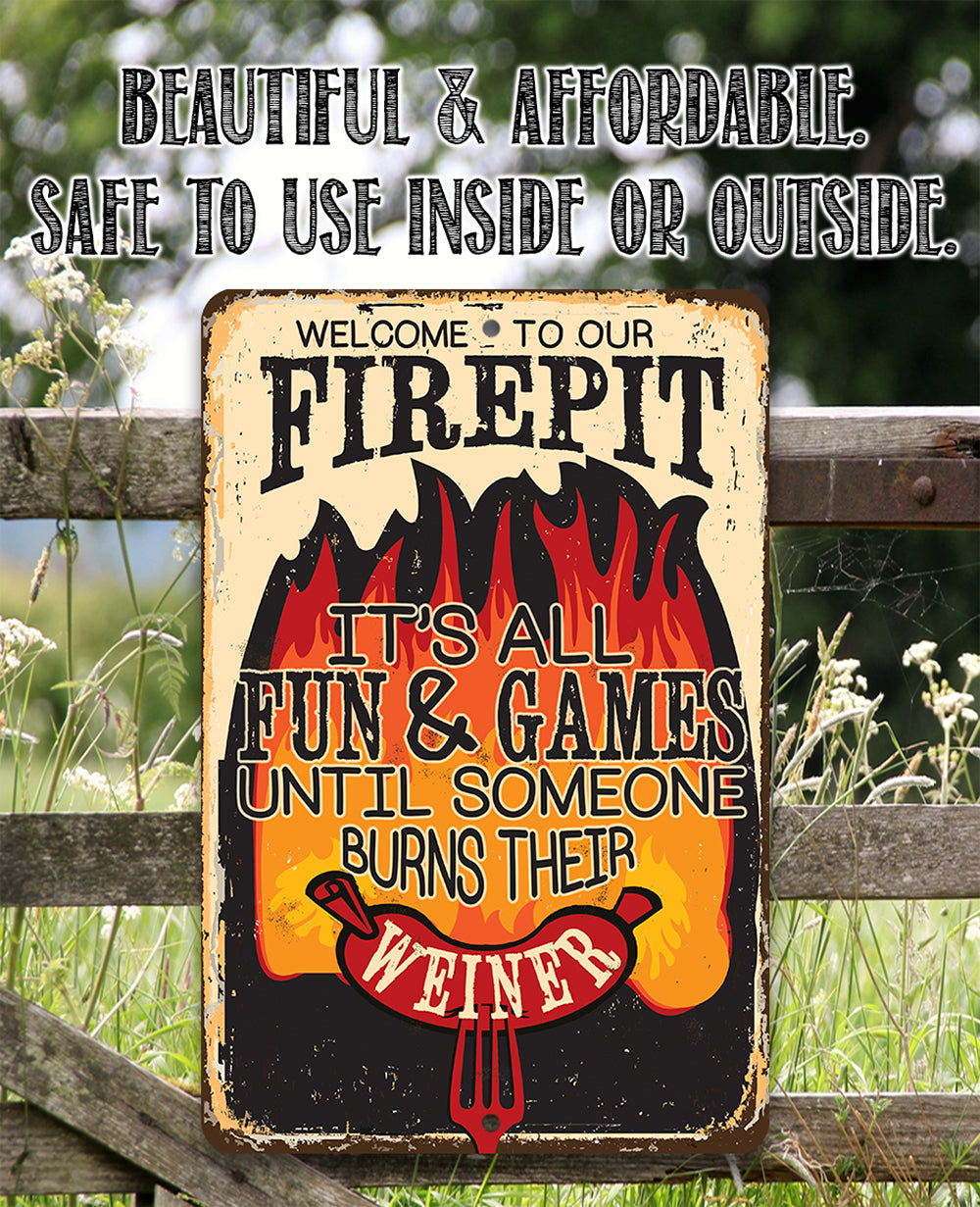It's All Fun and Games - Metal Sign Metal Sign Lone Star Art 