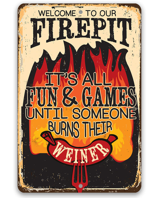 It's All Fun and Games - Metal Sign Metal Sign Lone Star Art