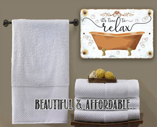It's Time to Relax - Metal Sign | Lone Star Art.