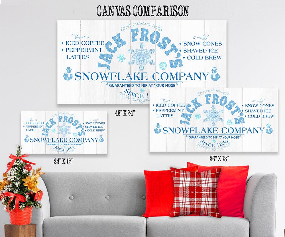 Jack Frost Snowflake Co - Canvas | Lone Star Art.